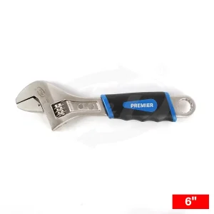 Kunci Inggris Gagang Anti Slip / Adjustable Wrench With Handle Premier